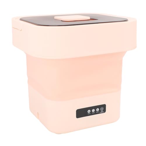 Lavadora Portátil, Mini Lavadora de 10 Litros con Función Automática de Secado por Centrifugado Suave, Lavadora Plegable de Gran Capacidad, Mini Lavadora Plegable (Enchufe de la