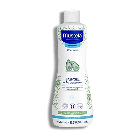 Gel de baño espuma MUSTELA Babygel 750 ml con válvula dosificadora Cover