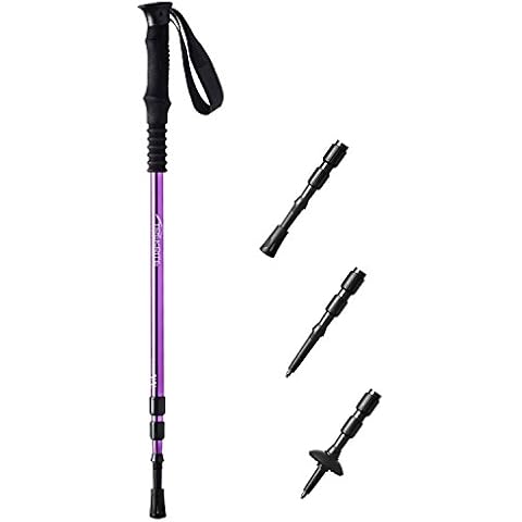 One Trekrite Women's Antishock Hiking Stick/Walking Pole - Purple Cover