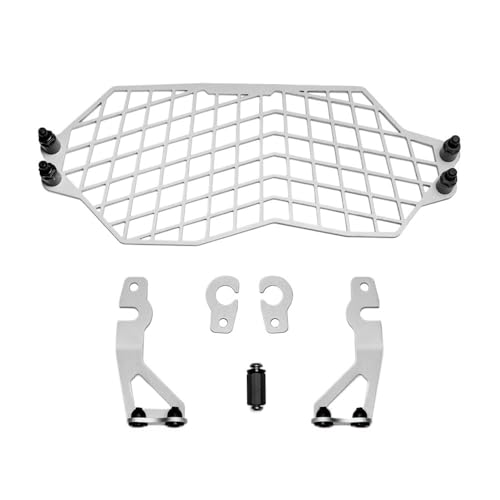 Protection de phare moto en aluminium pour BMW R1200GS modèles 2008 à 2012 avec grille