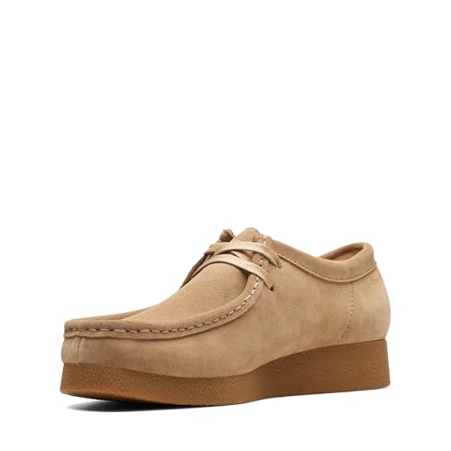 Clarks Femme Wallabeeevosh, Dark Sand Suede, 37.5 EU