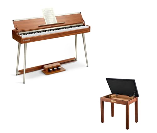 Donner DDP-80 PLUS Digital Piano+Donner Piano Bench with Storage - image 1
