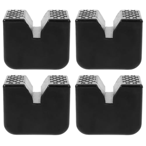 Coussinets de cric robustes Zerodeko en caoutchouc noir pour support durable
