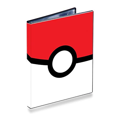 Pokemon Ultra Pro 85247-P Pokeball 4 Pocket Portfolio, Red, 2.5 x 3.5 inches