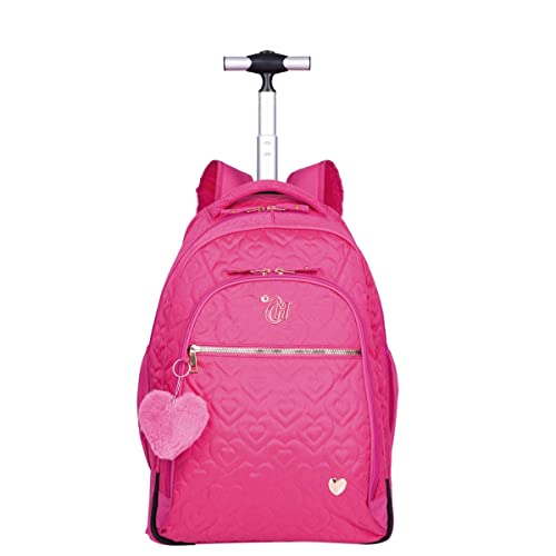 Mochila Carrinho Grande Capricho Crush Rosa