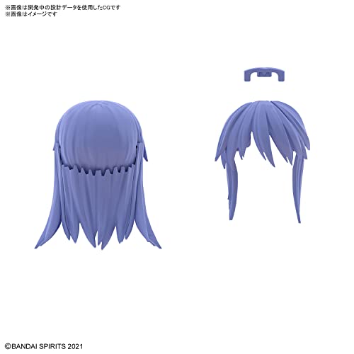 Bandai Hobby 30 Minute Sisters Vol. 8 Opciones de Peinado miniatura 3