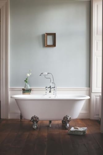 Casa Padrino Jugendstil Badewanne Naturstein freistehend 1700mm BBlan Weiß - Freistehende Retro Antik Badewanne, Badewannen Füsse:Luxury Classic Schwarz – Bild 6