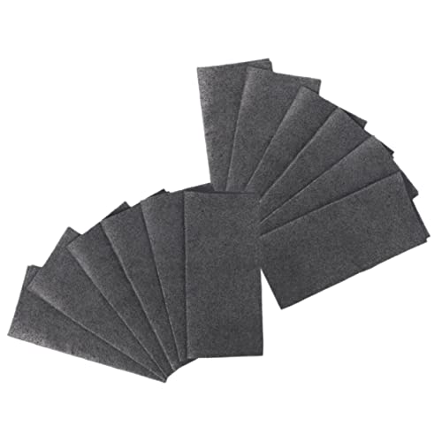 Healvian 10 Uds Paño De Limpieza Paño De Limpieza para Gafas Trapos De Limpieza para Casa Toallas De Microfibra Lavables Paño De Toalla De Coche Paño De Lavado De Fibra Gris Oscuro