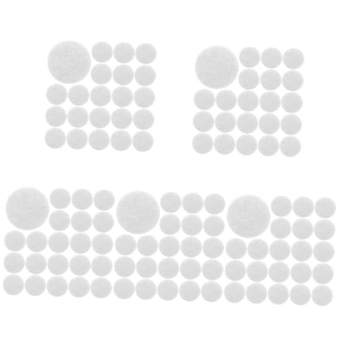 VILLCASE 5sets Felt Stickers for Clothes Clothing Supplies Felt Decals for Clothing DIY Headdress Supplies 500pcs*5