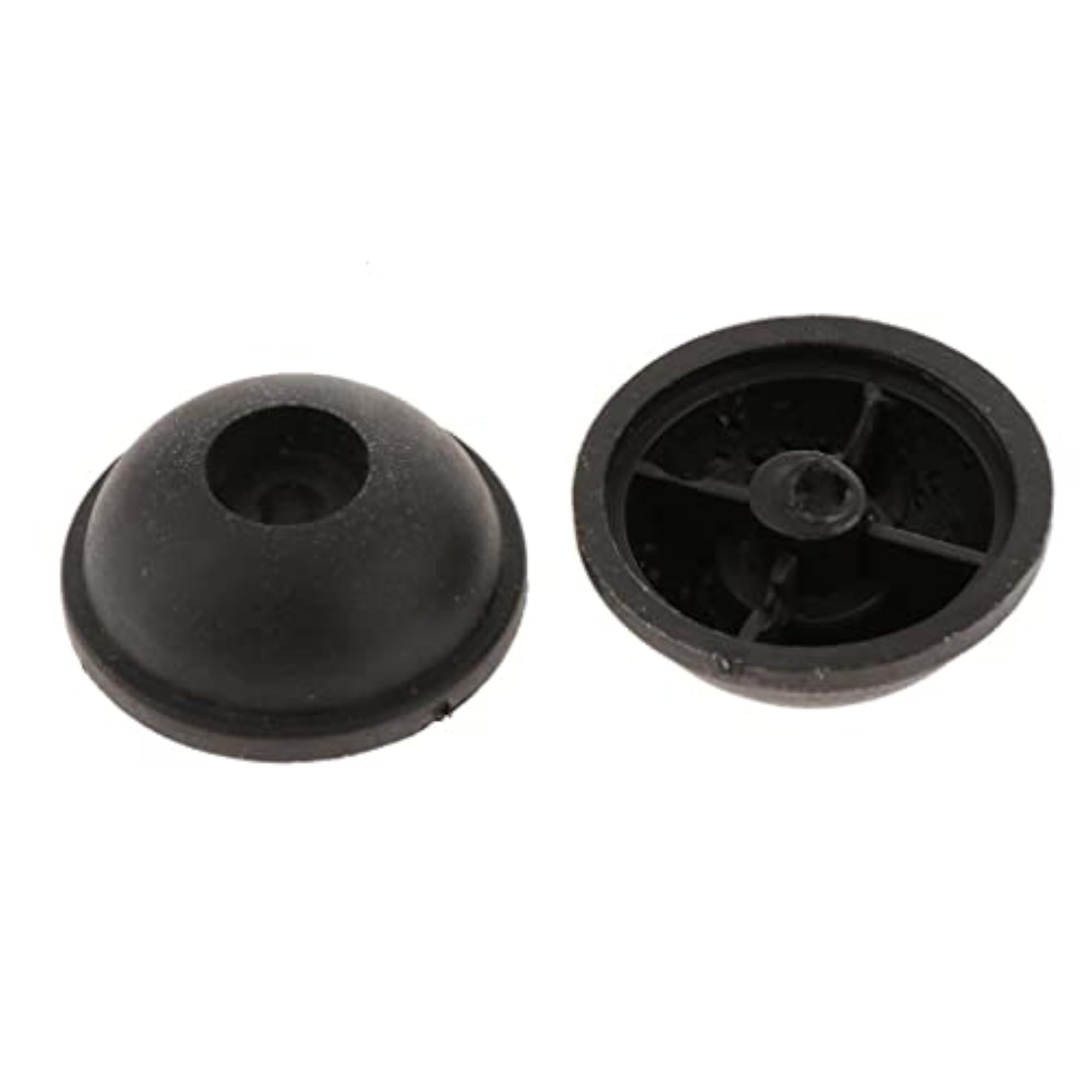3x Luggage Stud Foot Replacement Bottom Studs, Black