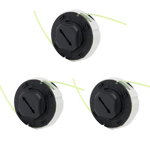 Powswopx 3 Pack C3-2 Trimmer Head Compatible with Stihl Autocut C3-2 Spool FSA 57 Weed Eater String Replace 4009 710 4304 (2mm/0.08\" Dual Mowing Line)
