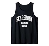 Searsmont Maine ME JS04 Vintage Athletic Sports Tank Top