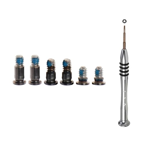 CTBDZ Lot de 6 Vis de Rechange,Tournevis,pour MacBook Pro Retina 13 A1708 EMC 2978 EMC 3164...