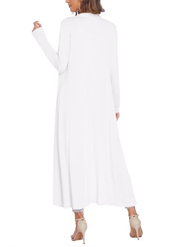 Image of Bluetime Women Floor Length Open Front Cardigan