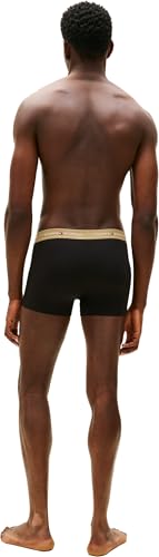 Tommy Hilfiger Herren 3er Pack Boxershorts Trunks aus Baumwolle mit Stretch, Schwarz (Blk/Citrnela/Woodridge), L 2