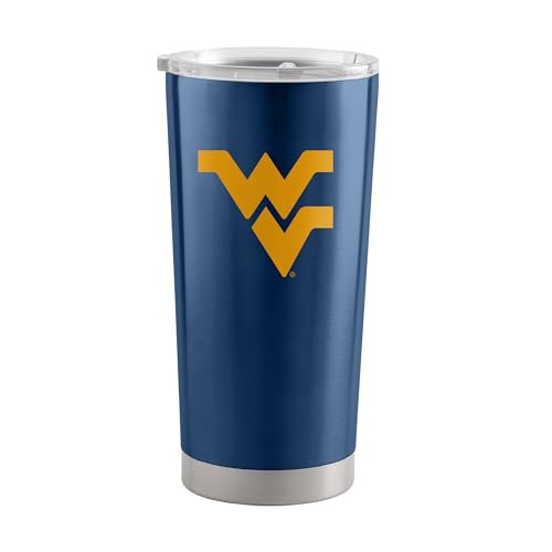 Image of Logo Brands 20 oz Powder Coat Tumbler- Insulated Tumbler with Lid for Water, Iced Tea or Coffee, Smoothie and More