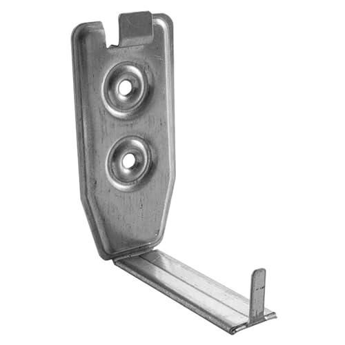 ZAMBELLI Verstellwinkel für Stirnbretthalter (halbrund), verzinkt alle RG Silber variabler Neigungswinkel, Dachrinnenzubehör, einfache Montage