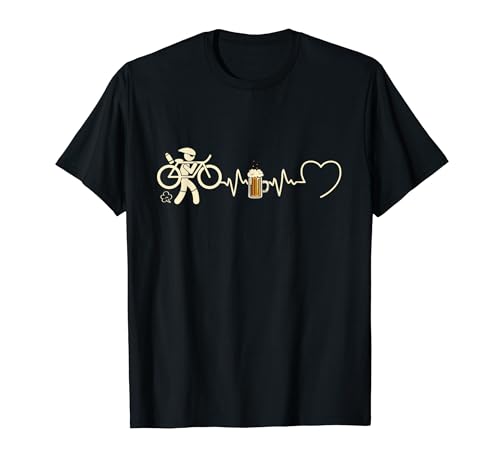 Cyclo Cross Homme Humour Idée Cadeau Vélo Humoristique Bière T-Shirt