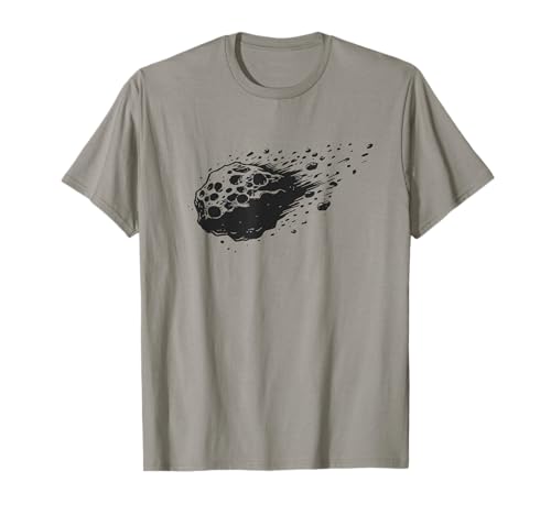 Minimalist Asteroid Space Comet Meteorite T-Shirt