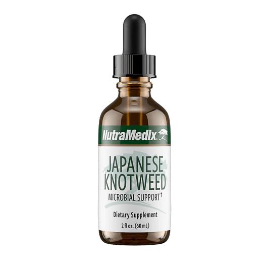 NutraMedix Japanese Knotweed Supplement - Natural Source of Resveratrol & Polyphenols for Broad-Spectrum Microbial & Tick Immune Support - Bioavailable Antioxidant & Heart Health Tincture (2 Fl oz)