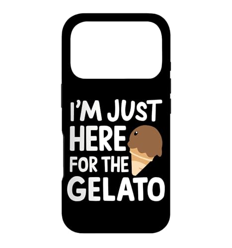 Carcasa para iPhone 17 Pro Estoy aquí para el Helado Italiano de Chocolate Gelato