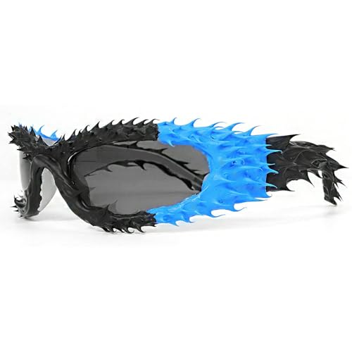 Image of Wrap Around Y2K Sunglasses Men And Women Cool Sunglasses Personalized Street Party sunglasses N45