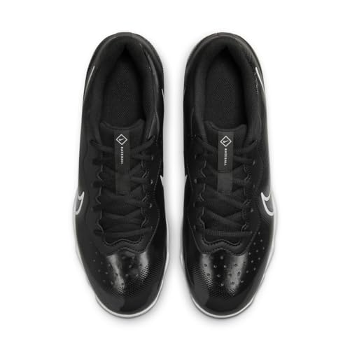 Nike Alpha Huarache Keystone Low Rubber Baseball Cleats SZ 11 Black | White3