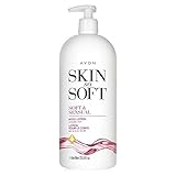 Skin So Soft Soft & Sensual Body Lotion by Avon, Bonus Size 33.8 fl oz with Pump, Ultra Moisturizing with Argan Oil, 24-Hour Hydration, Spicy Floral Scent, Dermatologist Tested