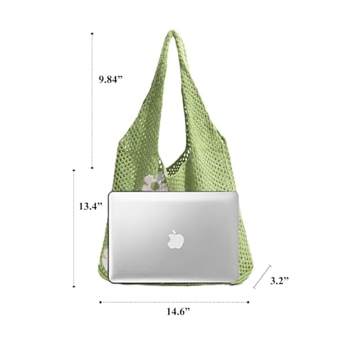 Image of Knit beach bag, Crochet Beach bag,Beach bags for women Knitted beach bag for summer