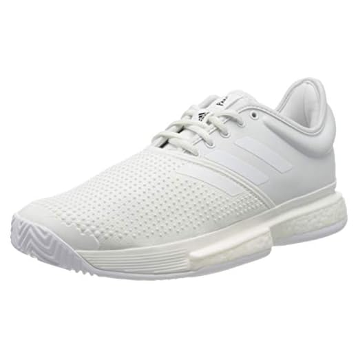 Adidas dam Sole Court Boost X Parley Allcourtsko vit, ljusgrå tennisskor, Blanc Blanc Noir - 36.5 EU