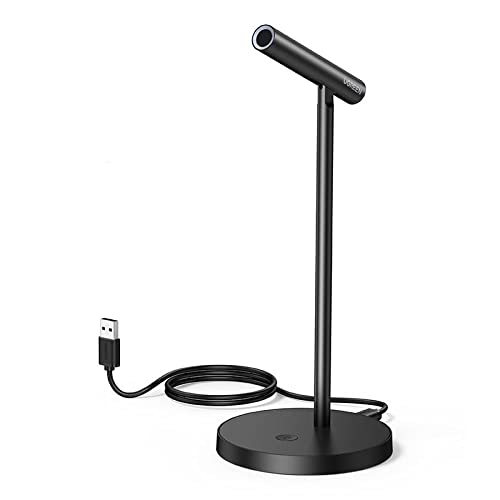 UGREEN Microphone à Pied USB C pour PC Micro de Bureau Micro de Gamer Ramassage à 60 Degrés Compatible avec PC Mac OS iOS Windows 7 8 10 XP Linux Android Application Sociale