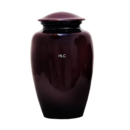 HLC Butterfly Purple Finish Cremation Urn for Human Ashes - Adult Funeral Urn Handcrafted - Affordable Urn for Ashes (Adult 200 lbs) – 10.5 x 6 “, Cremation Urn - Thumbnail 4