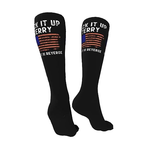 Back It Up Terry Put It In Reverse Knee High Socks For Women Long Tube Socks Athletic Compression Socks Unisex High Socks Girls2
