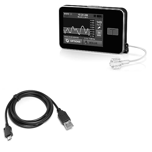 BoxWave Cable Compatible with Tandem t:Slim X2 Insulin Pump - DirectSync Cable, Durable Charge and Sync Cable