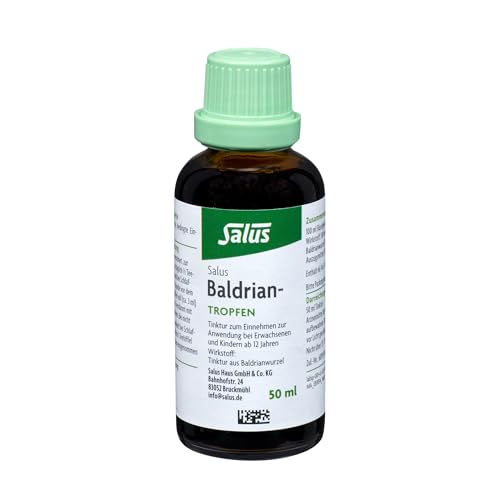 Salus - Baldrian Tropfen - bei Unruhezuständen und nervös bedingten Einschlafstörungen - 1x 50 ml Flasche