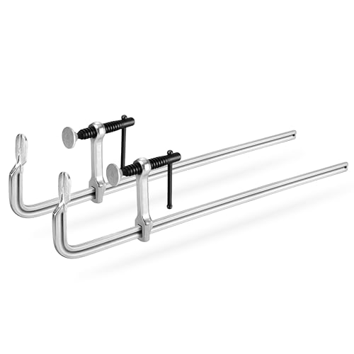 Image of Jorgensen 18-Inch Light-Duty Drop Forged Steel Bar Clamps, 2-Pack