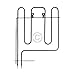 Heizelement kompatibel mit SIEMENS 00215659 Oberhitze EGO 20.25738.000 für Backofen Herd