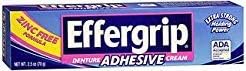 Denture Adhesive Cream - 2.4 oz, Pack of 5