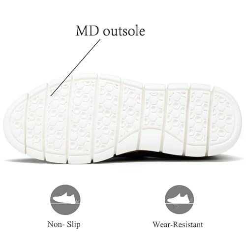 Mens Casual Oxfords Shoes Mesh Fashion Walking Dress Sneakers Work Lightweight Breathable4