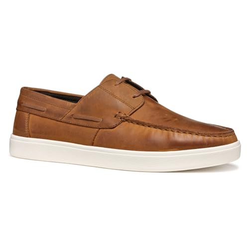 Geox   U AVOLA B, Mocasín Hombre, Brown Cotto,