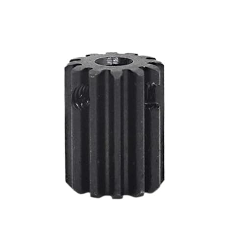 Engrenage droit 1m 12t bore 7mm en acier au carbone pour moteur