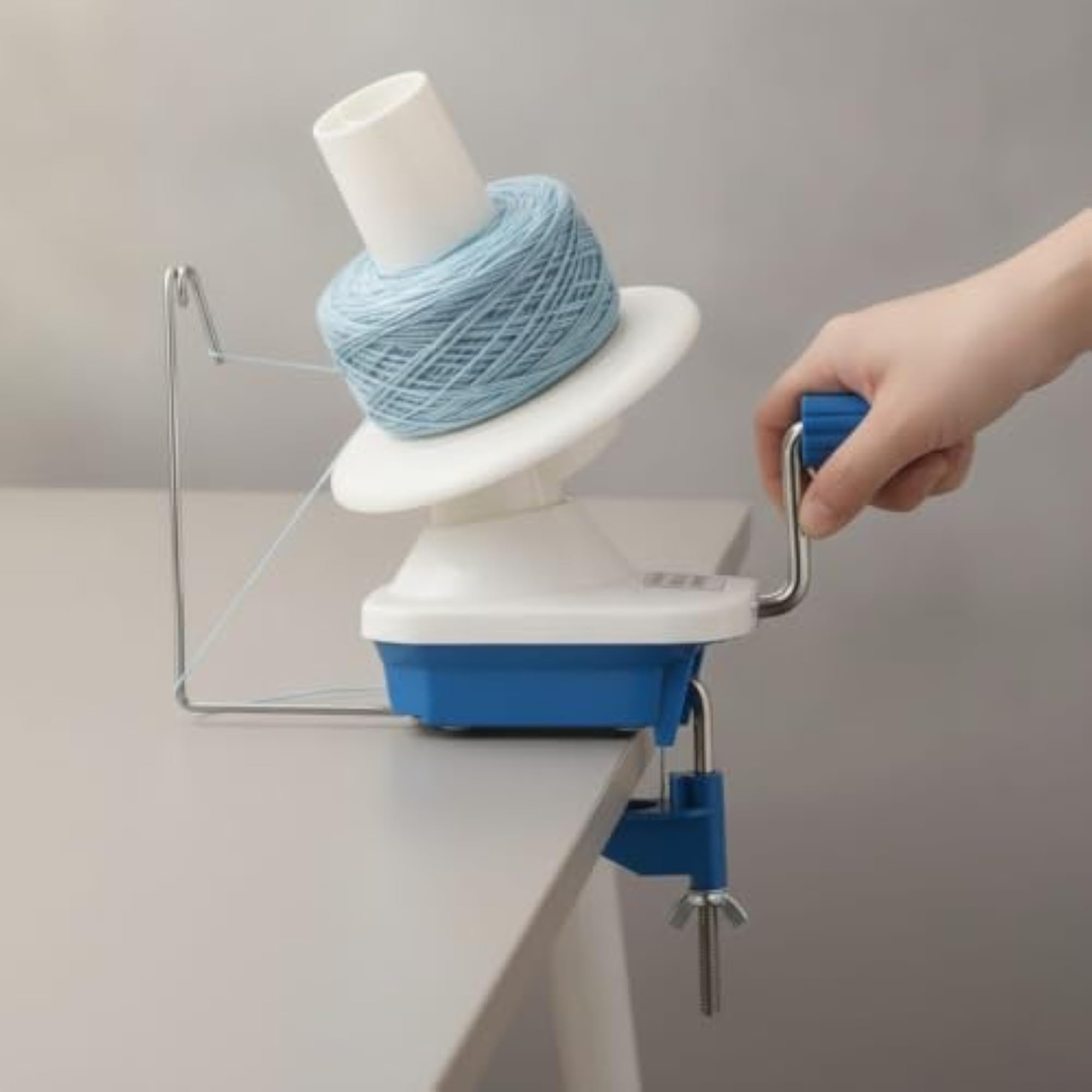 Compact Yarn Winder for Knitters and Crafters