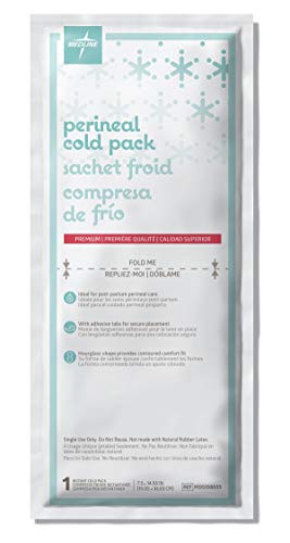 Medline MDS158055 Perineal OB Pad Cold Pack, Premium, 6.75" x 14.25" (Pack of 24)