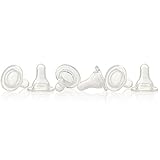 Evenflo Feeding Silicone Slow Flow Nipple, Slow, 6 Count
