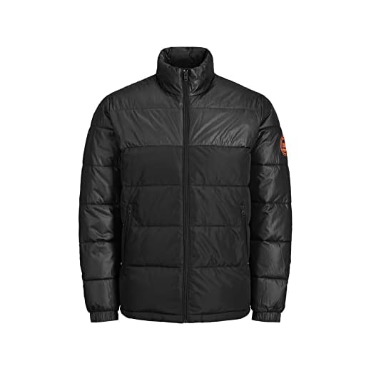 JACK & JONES JCOOSCAR Jacket Collar Chaqueta, Negro Black, L para Hombre