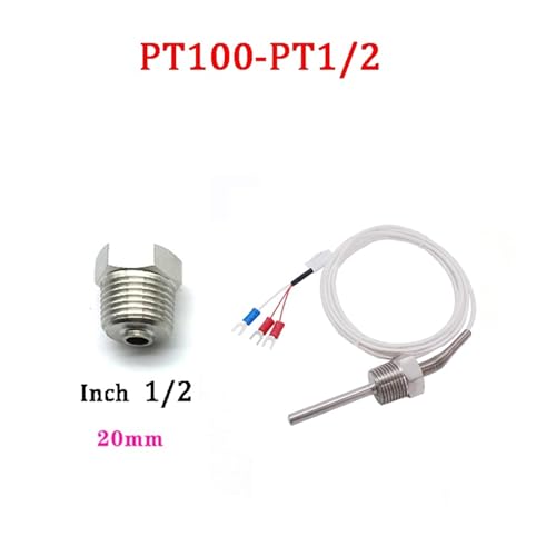 Sonda de sensor de temperatura PT100 03 impermeable con rosca fija de acero inoxidable 2