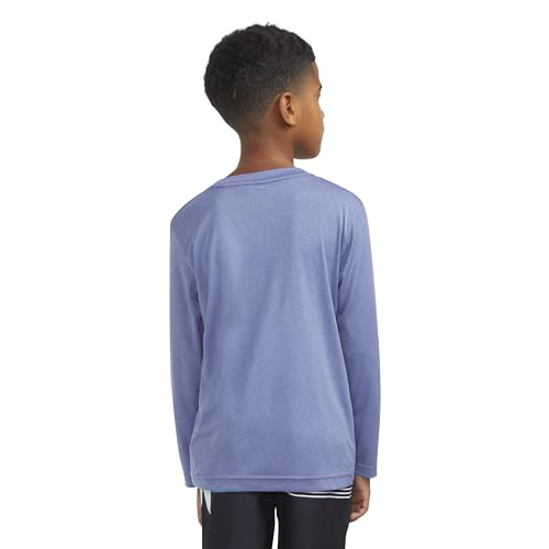 Hurley Boys' Long Sleeve Rash Guard Shirt, Delft Heather, 4 Hurley Boys' Long Sleeve Rash Guard Shirt, Delft Heather, 4 - Image 3