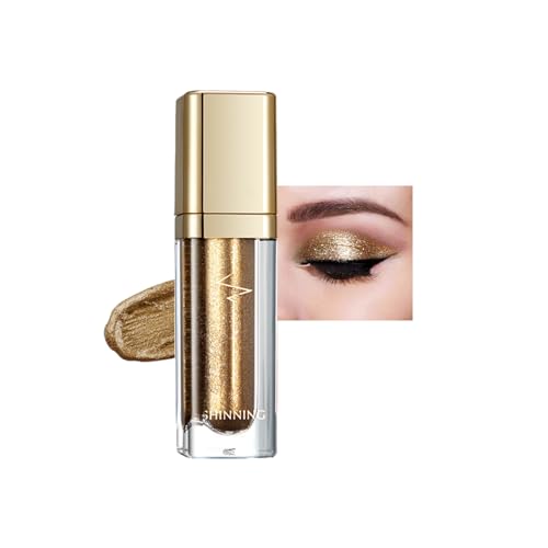 Metallic Liquid Glitter Eyeshadow & Eyeliner Pen, Long Lasting Waterproof Matte Shimmer Eyeshadow