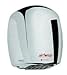 World Dryer J-971 Airforce Hand Dryer, Brushed Chrome Cover, High Speed, Electric, 110-120 Volt, Cool Air, Energy Efficient, Fast 12-15 Second Dry Time