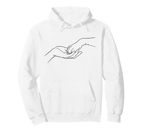 Pfote und Hand Hundemama Pullover Hoodie